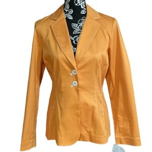 Vintage Liz Claiborne Mustard Yellow Blazer